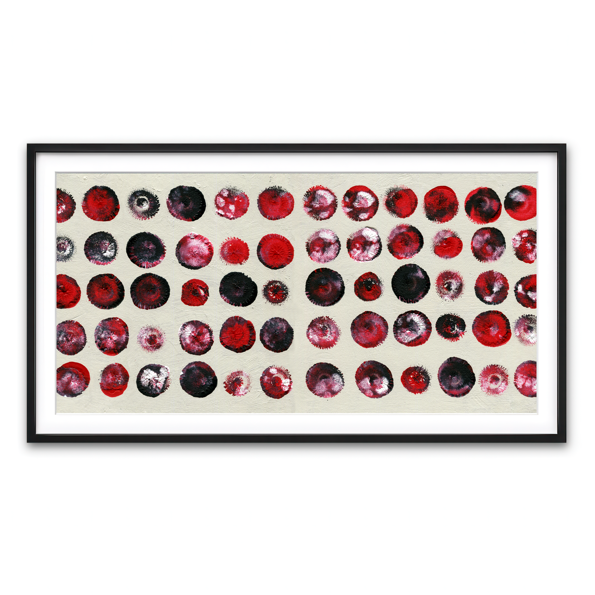 Framed Print 2x1 Black