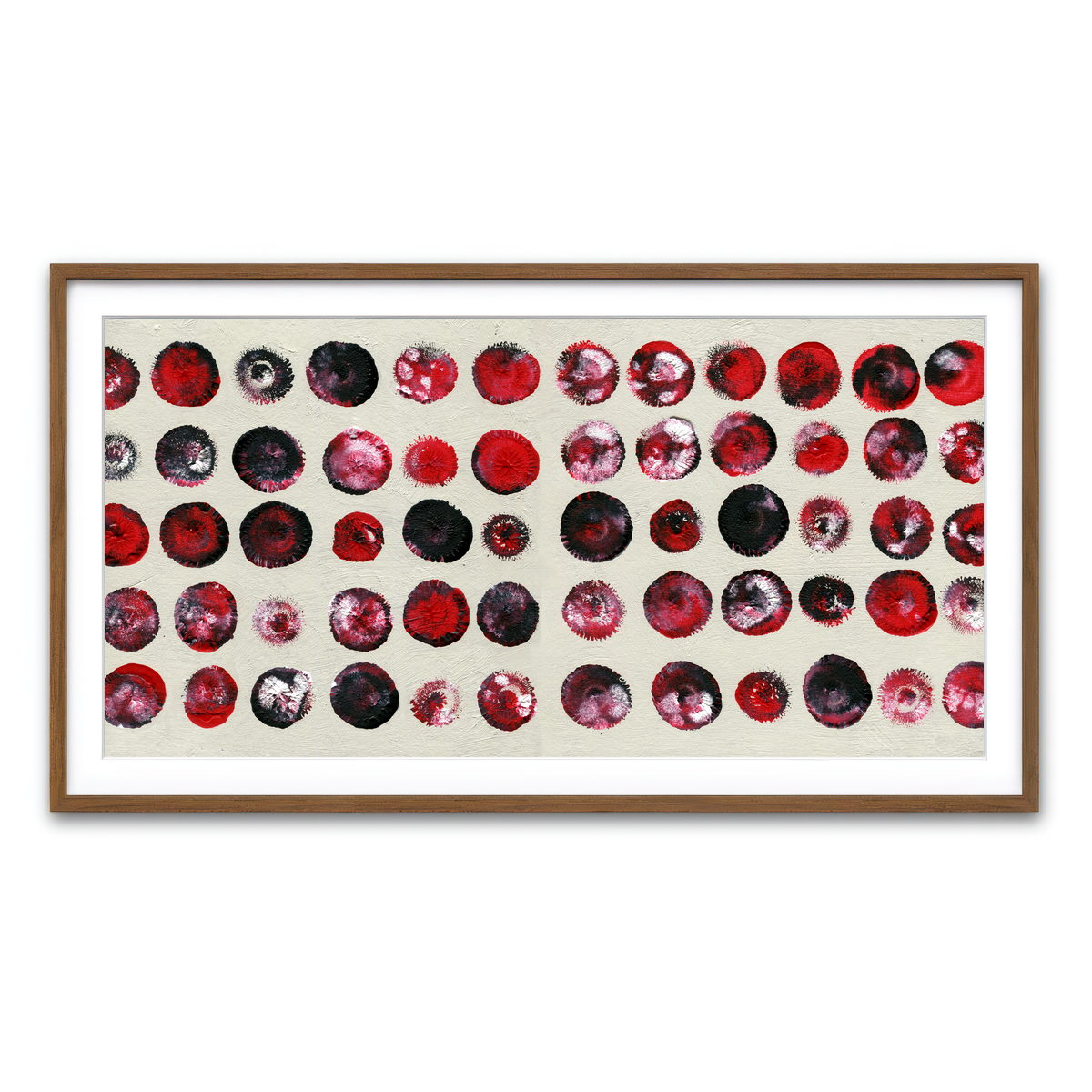 Framed Print 2x1 Walnut