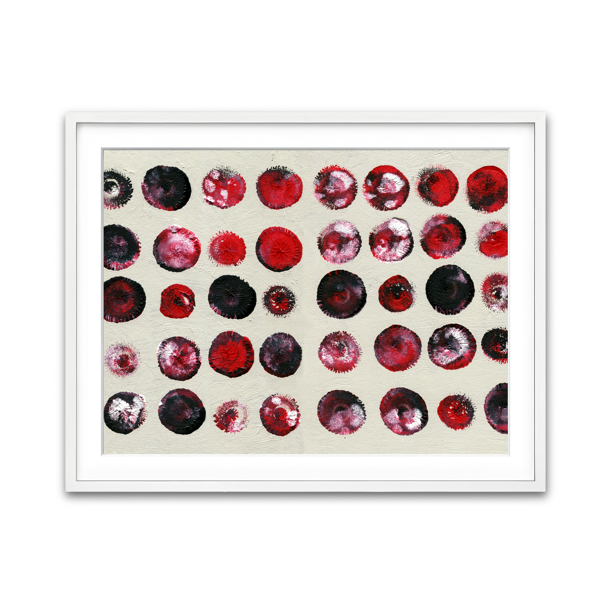 Framed Print 4x3 White