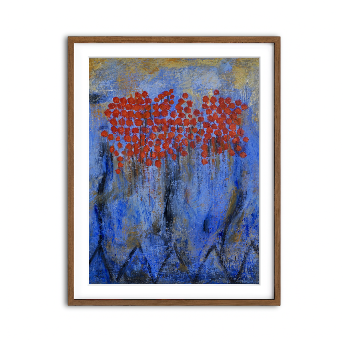 Framed Print 3x4 Walnut