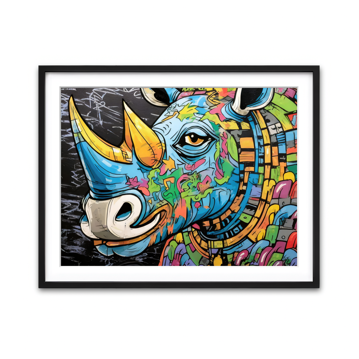 Framed Print 4x3 Black