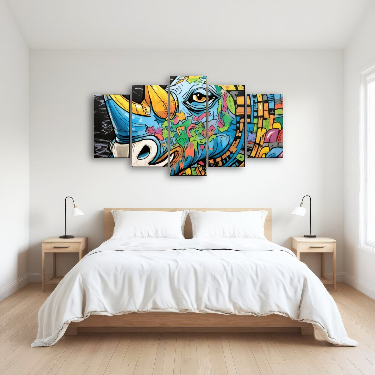 AUTO-MOCKUP ROOM | rhino graffiti