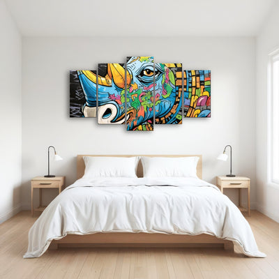 AUTO-MOCKUP ROOM | rhino graffiti