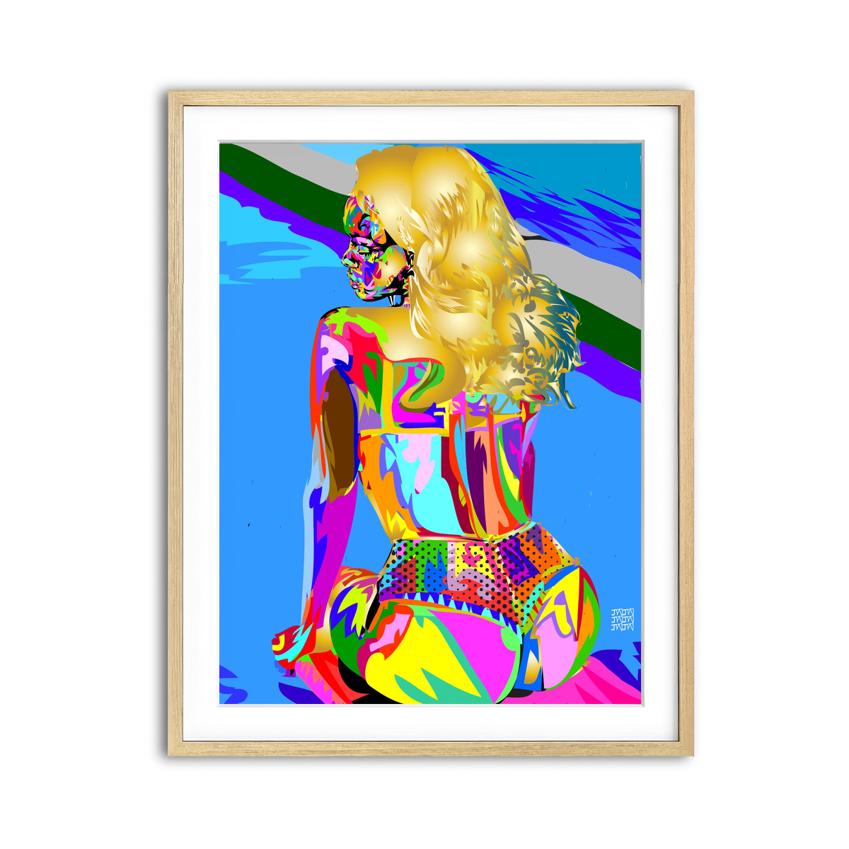 Framed Print 3x4 Natural