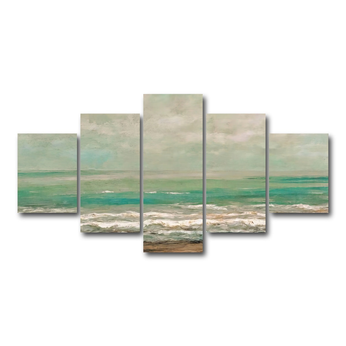 AUTO-MOCKUP WHITE | rising tide | 5 Piece | Gallery Wrap Canvas | group=5_short