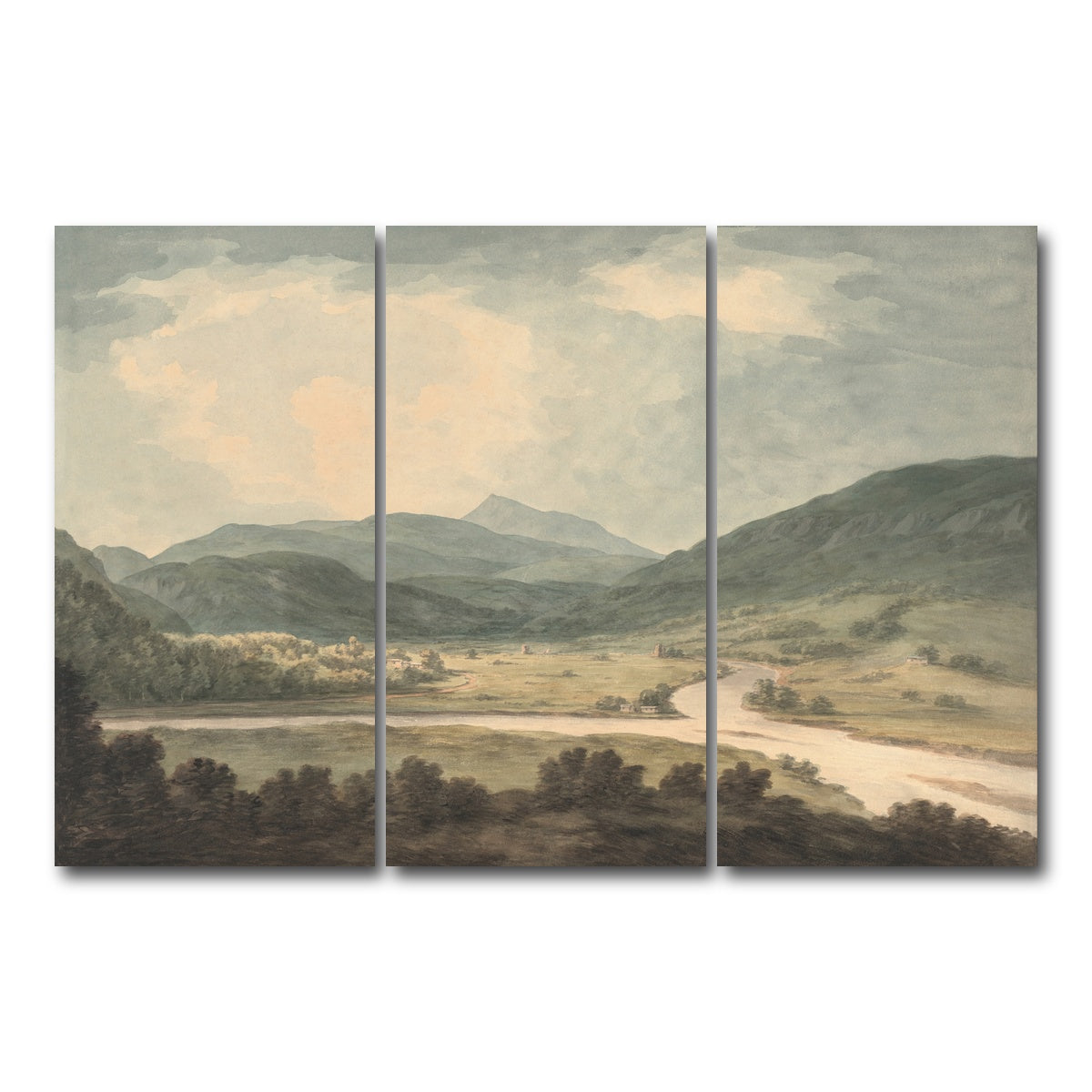 AUTO-MOCKUP WHITE | river lands | 3 Piece | Gallery Wrap Canvas | group=12x24