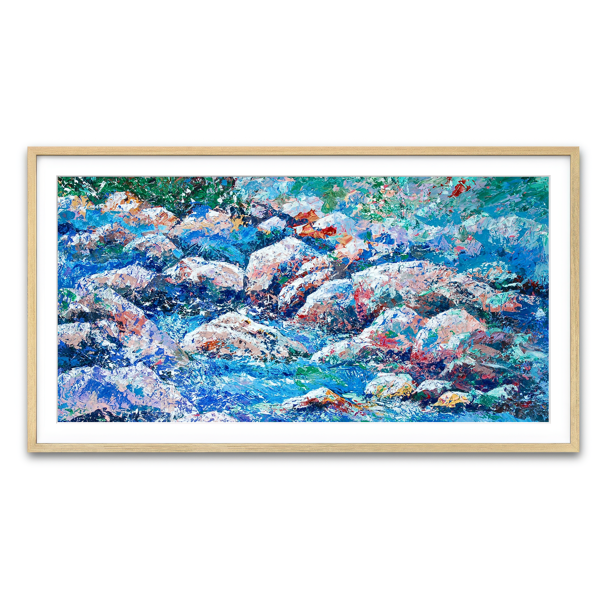 Framed Print 2x1 Natural