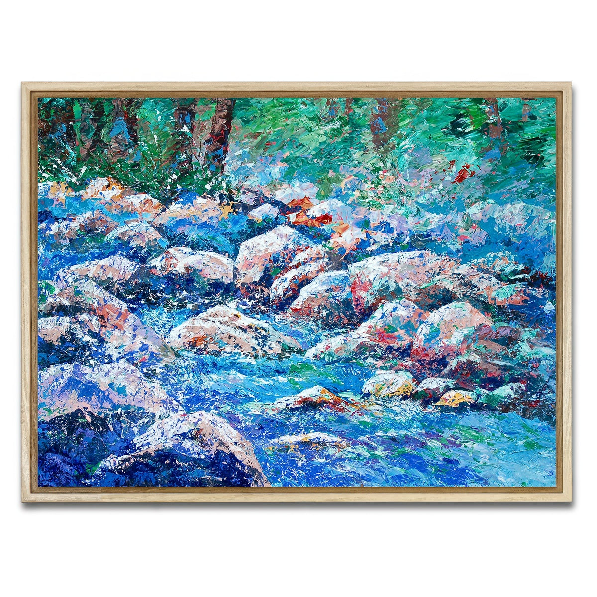 AUTO-MOCKUP WHITE | river rhapsody | 1 Piece | Natural Framed Canvas | group=4x3