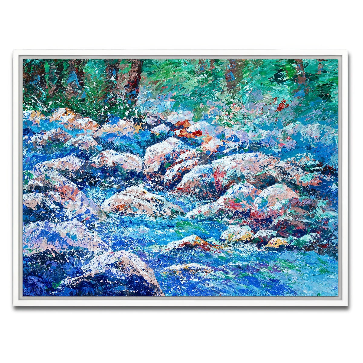 AUTO-MOCKUP WHITE | river rhapsody | 1 Piece | White Framed Canvas | group=4x3