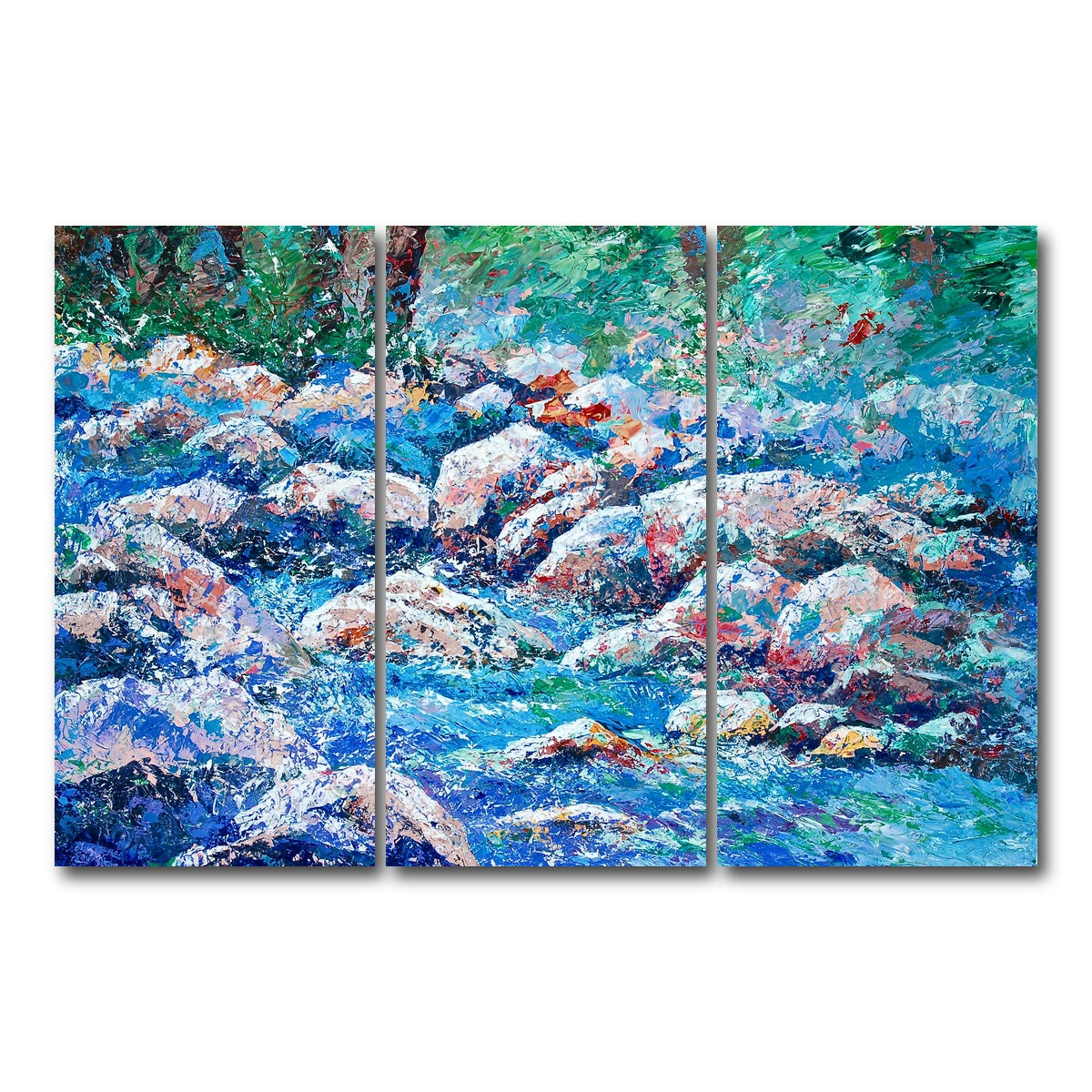 AUTO-MOCKUP WHITE | river rhapsody | 3 Piece | Gallery Wrap Canvas | group=12x24