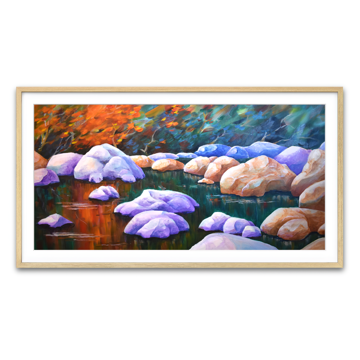 Framed Print 2x1 Natural