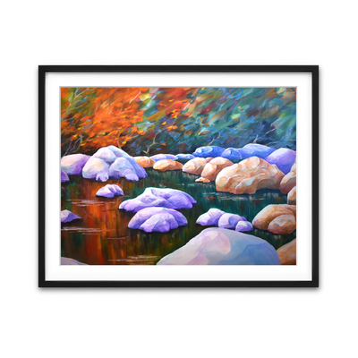 Framed Print 4x3 Black