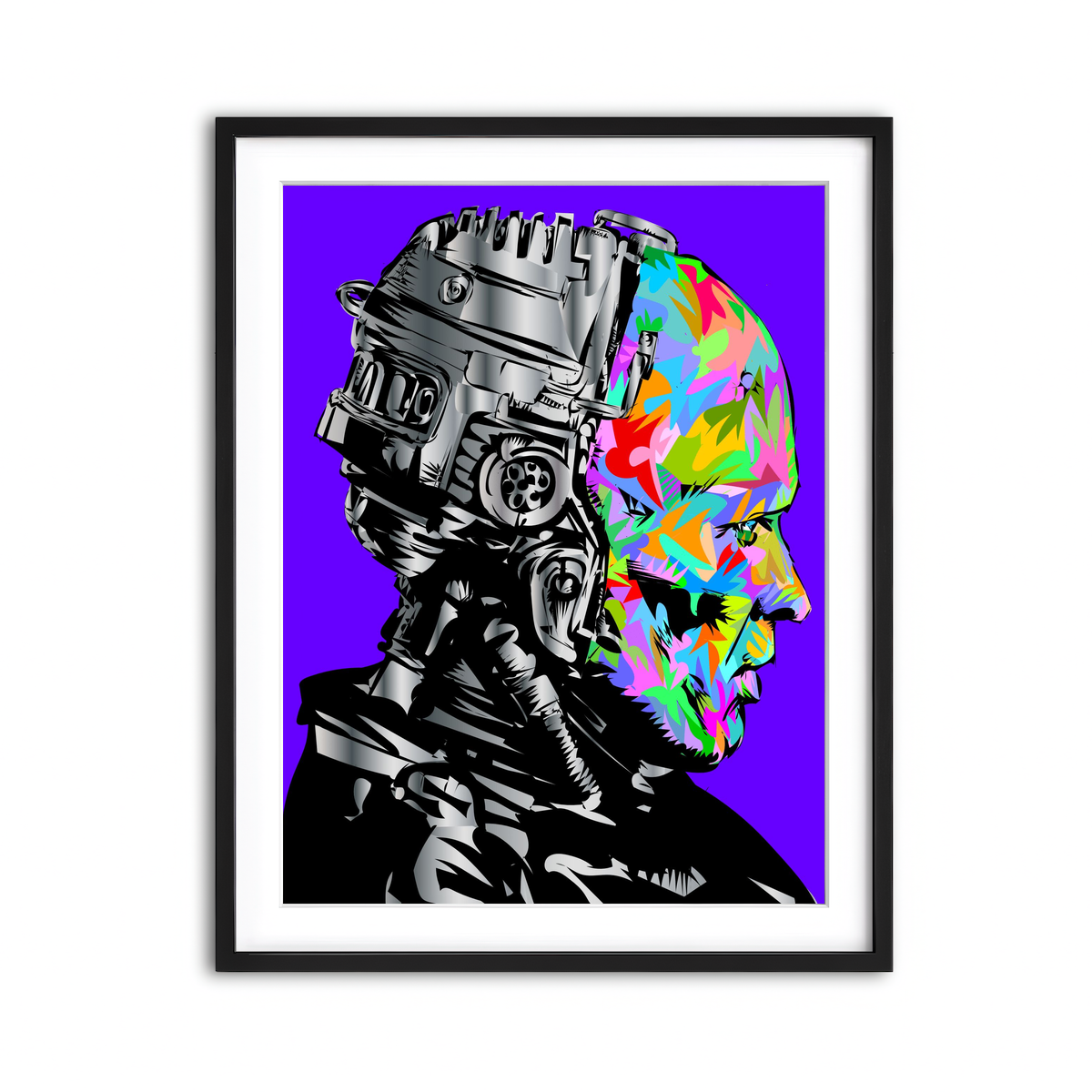 Framed Print 3x4 Black