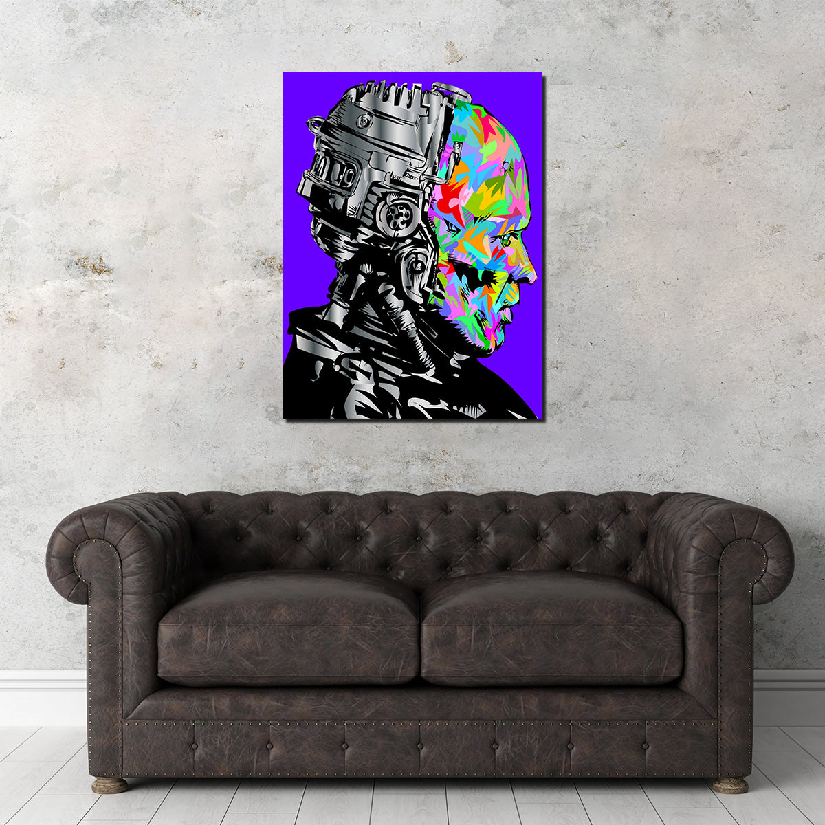 Robo Cop Color Wall Art