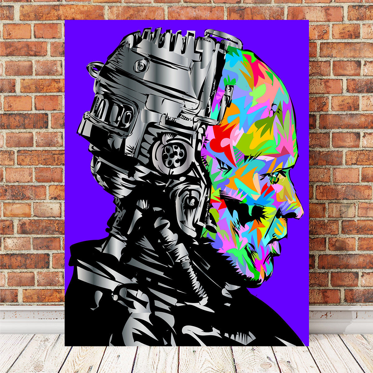 Robo Cop Color Wall Art