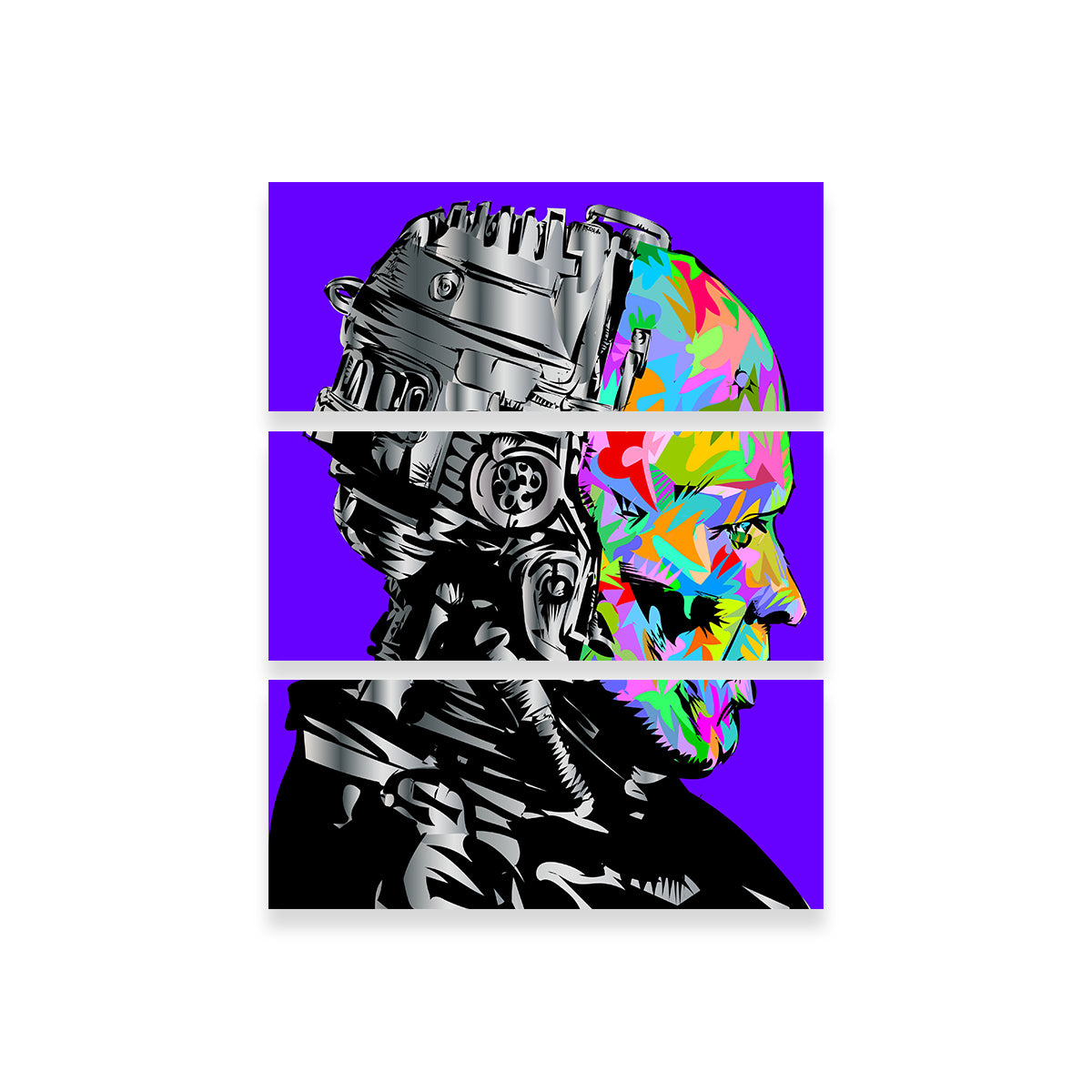 Robo Cop Color Wall Art