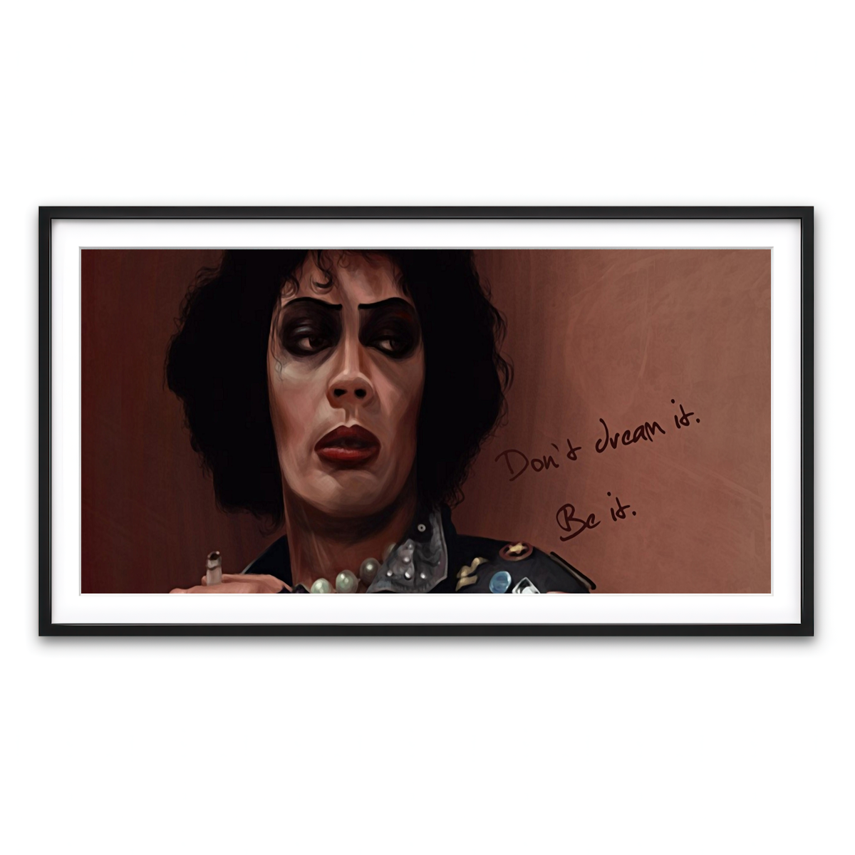 Framed Print 2x1 Black