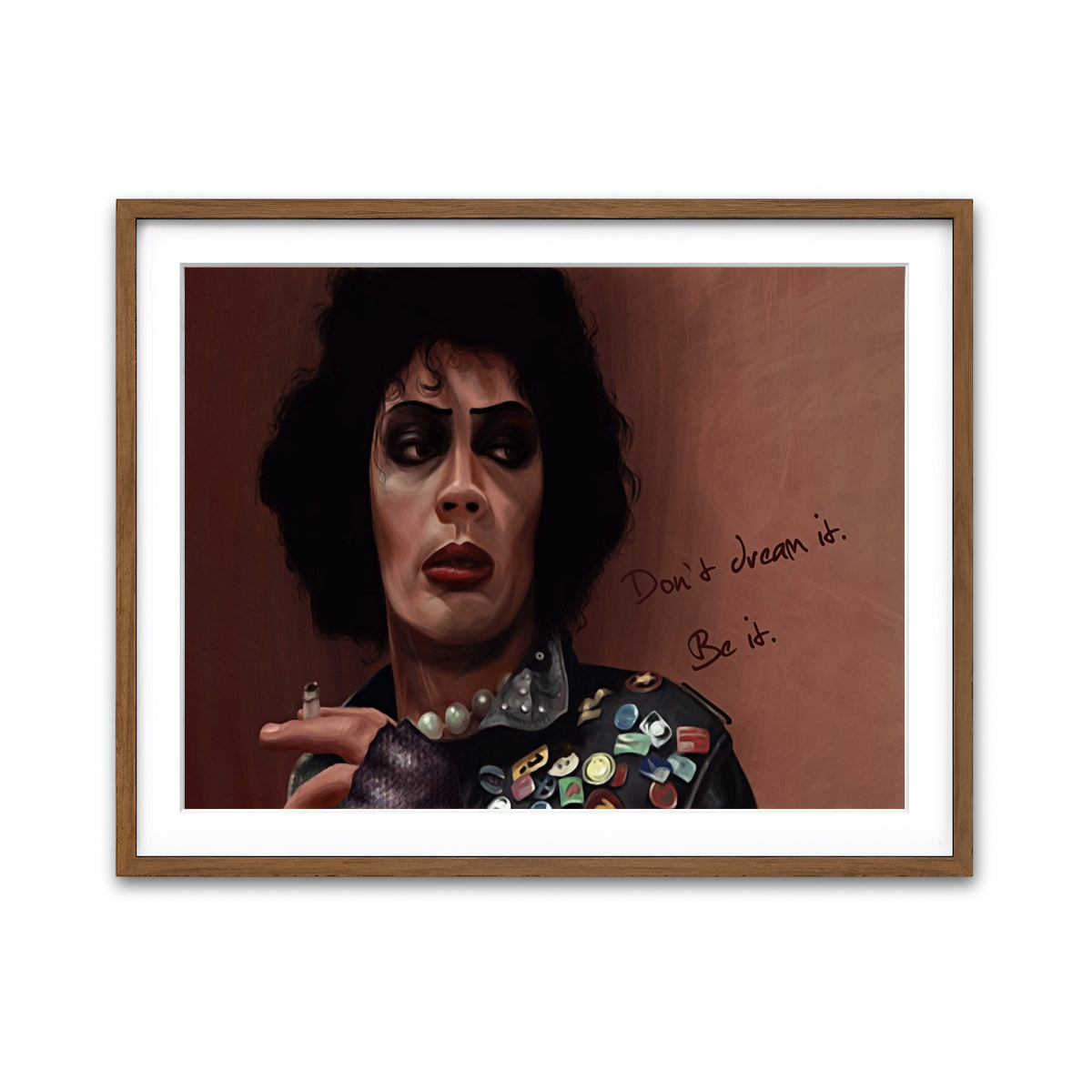 Framed Print 4x3 Walnut