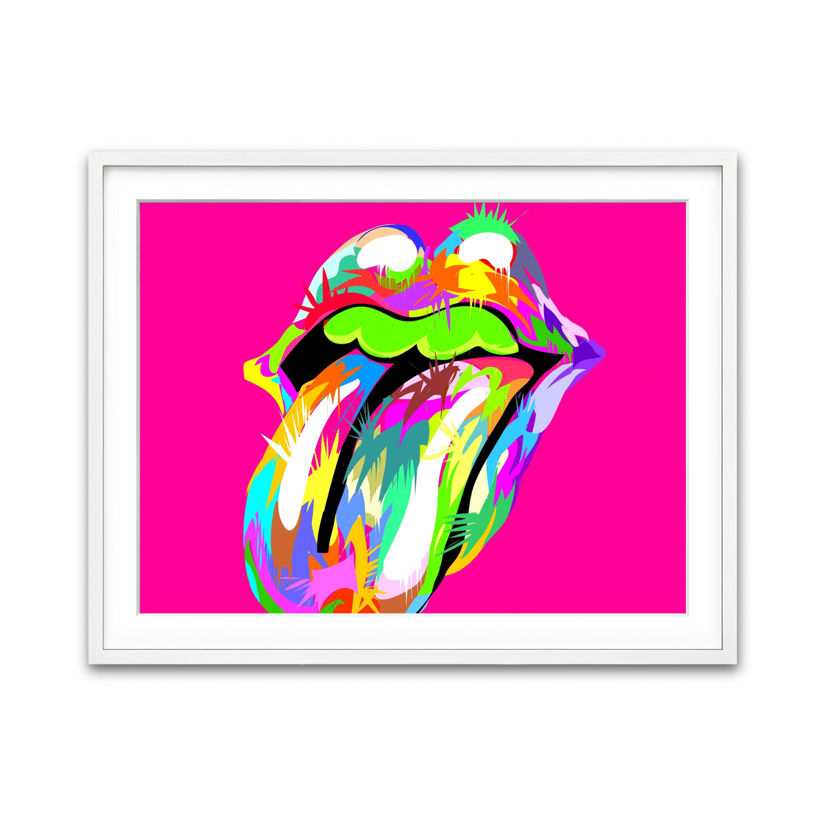 Framed Print 4x3 White