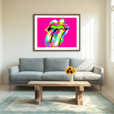 AUTO-MOCKUP ROOM | Rolling Mouth Swag Wall Art