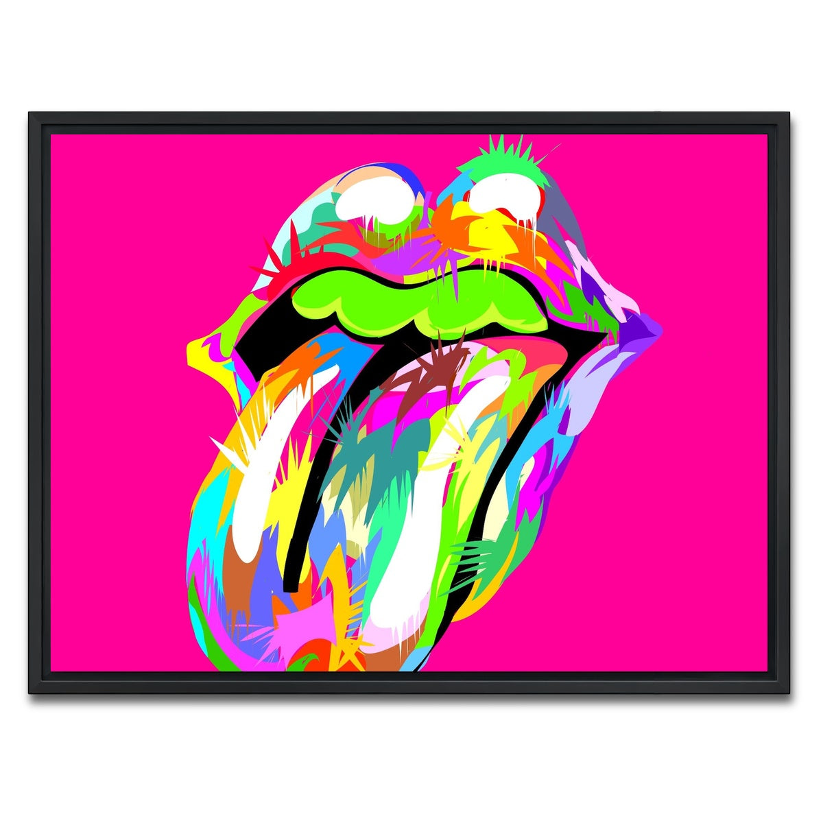 AUTO-MOCKUP WHITE | rolling mouth swag | 1 Piece | Black Framed Canvas | group=4x3