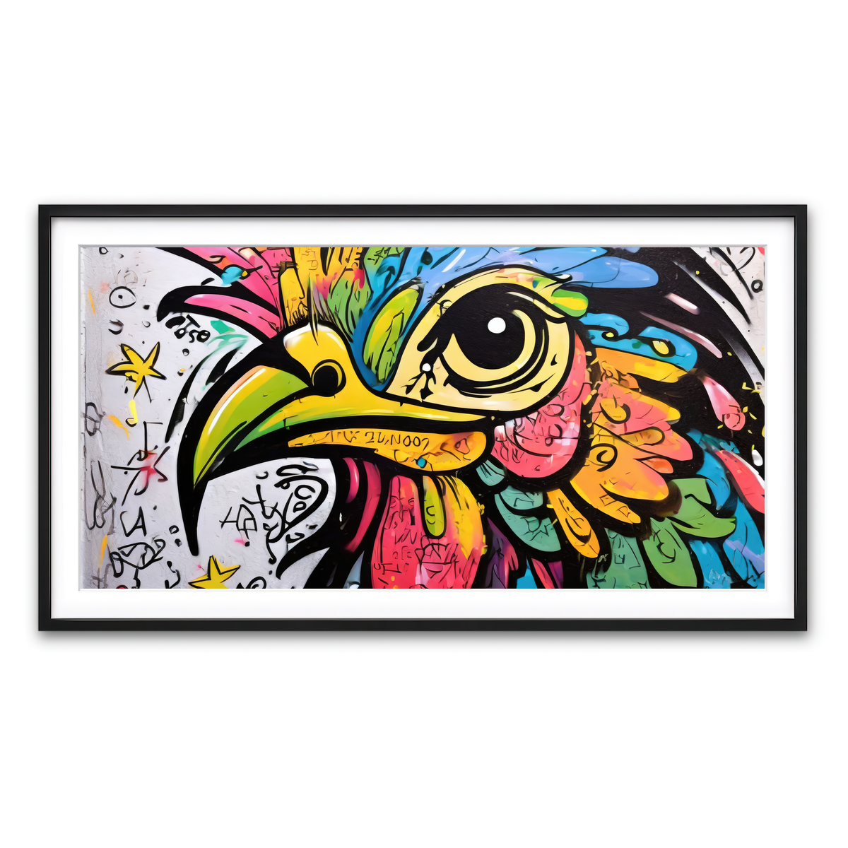 Framed Print 2x1 Black