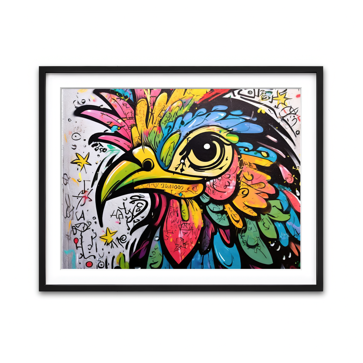 Framed Print 4x3 Black