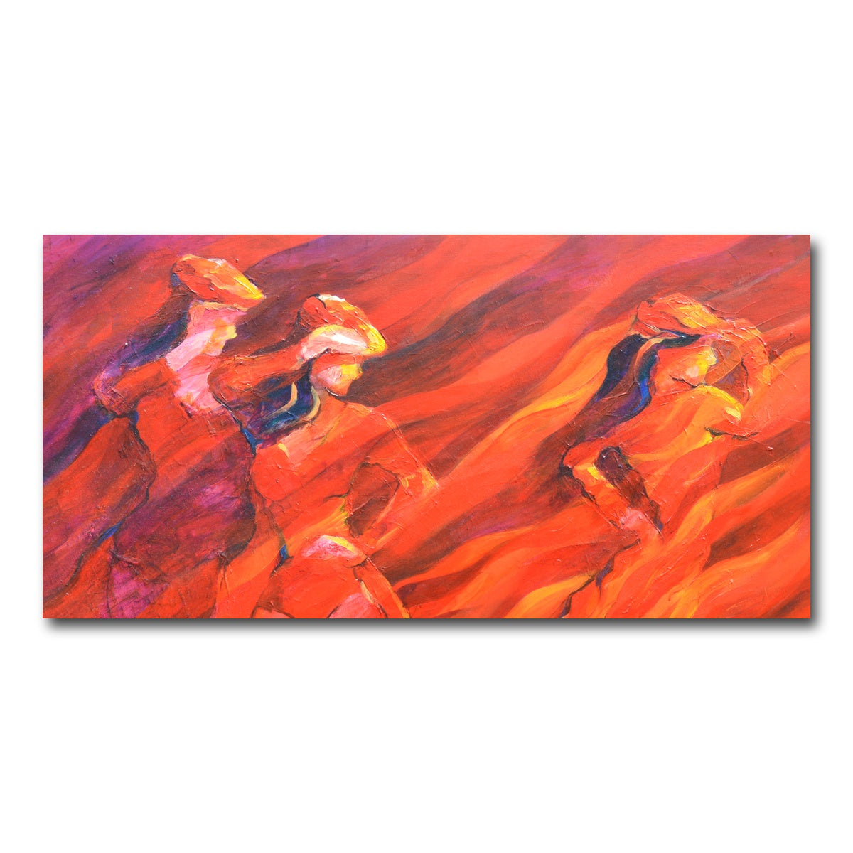 AUTO-MOCKUP WHITE | salsa over charcoal | 1 Piece | Gallery Wrap Canvas | group=2x1