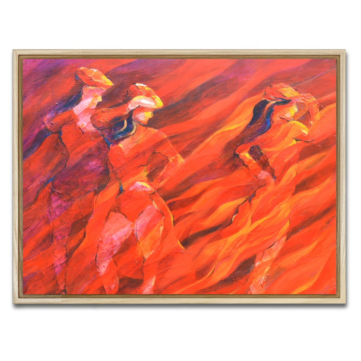 AUTO-MOCKUP WHITE | salsa over charcoal | 1 Piece | Natural Framed Canvas | group=4x3