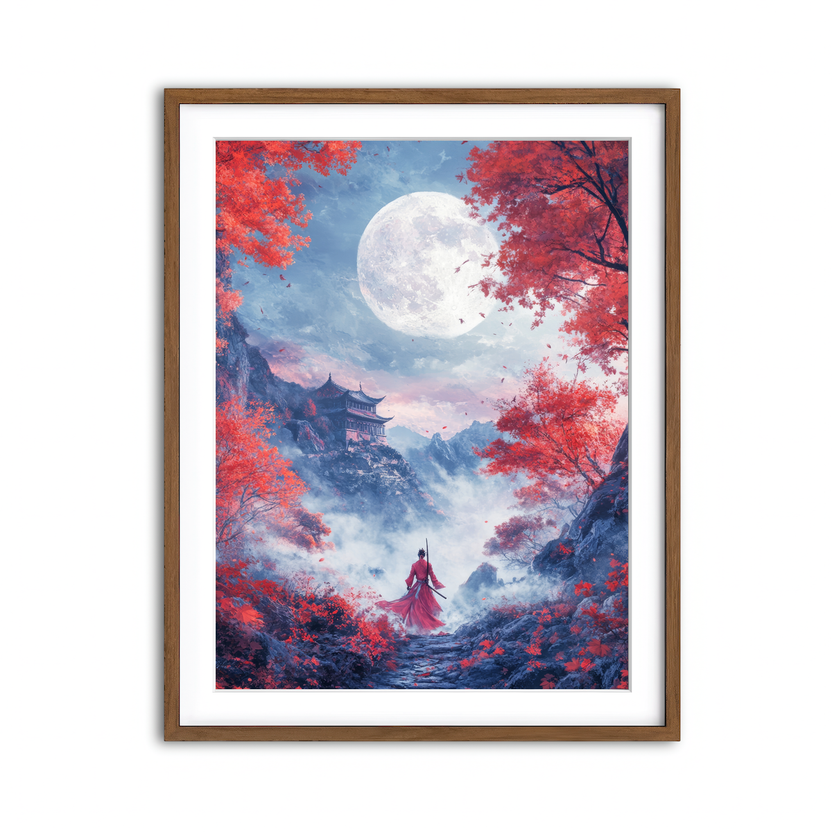 Framed Print 3x4 Walnut