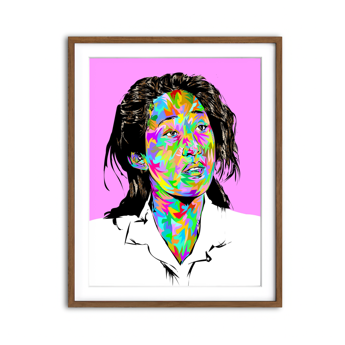 Framed Print 3x4 Walnut