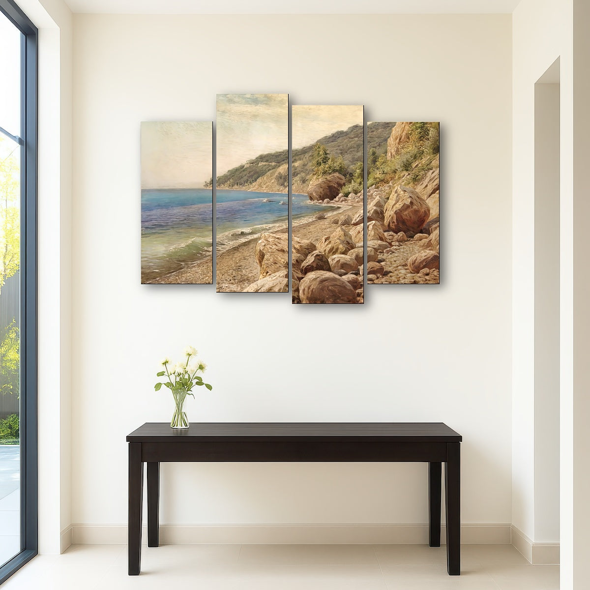 AUTO-MOCKUP ROOM | sandstone beach