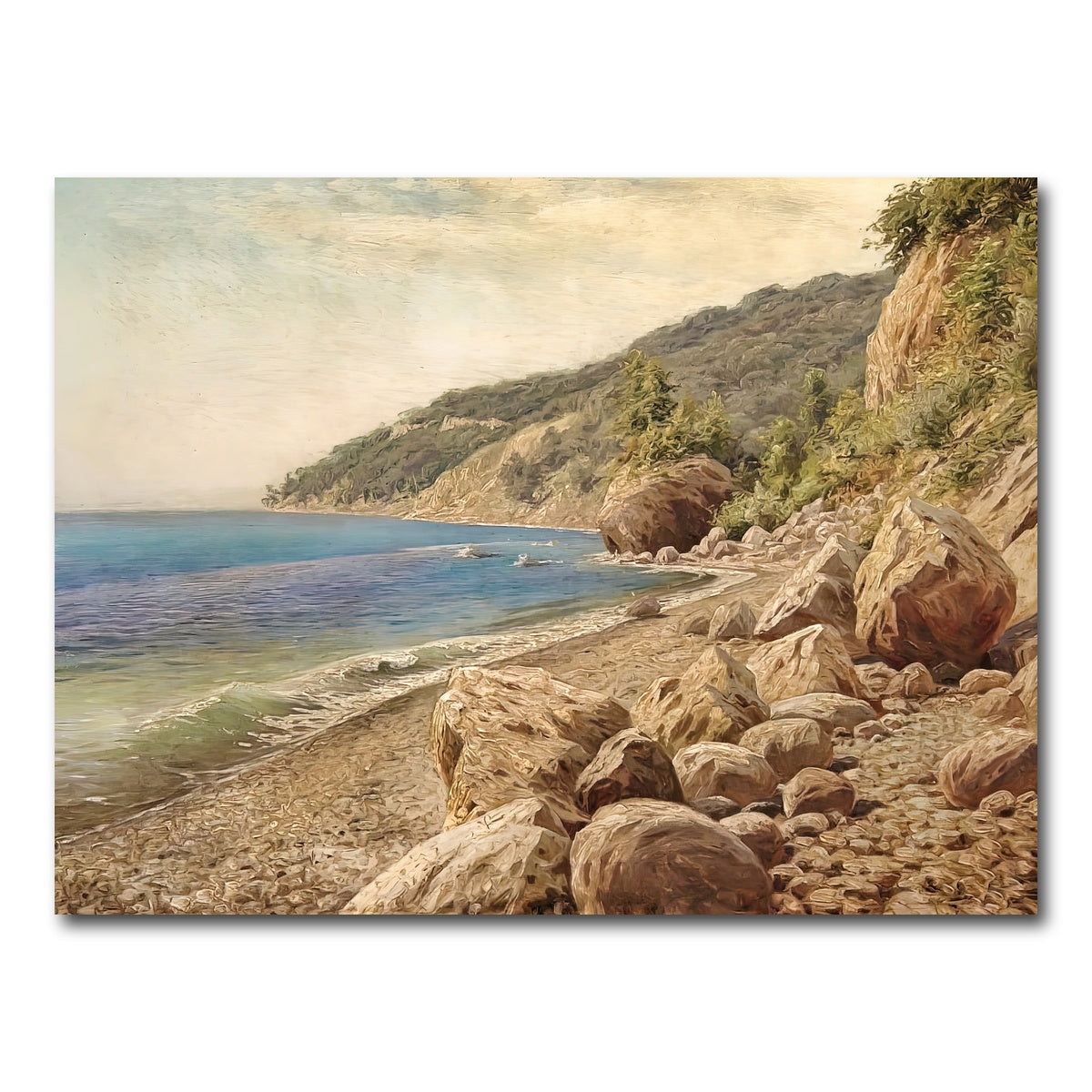 AUTO-MOCKUP WHITE | sandstone beach | 1 Piece | Gallery Wrap Canvas | group=4x3