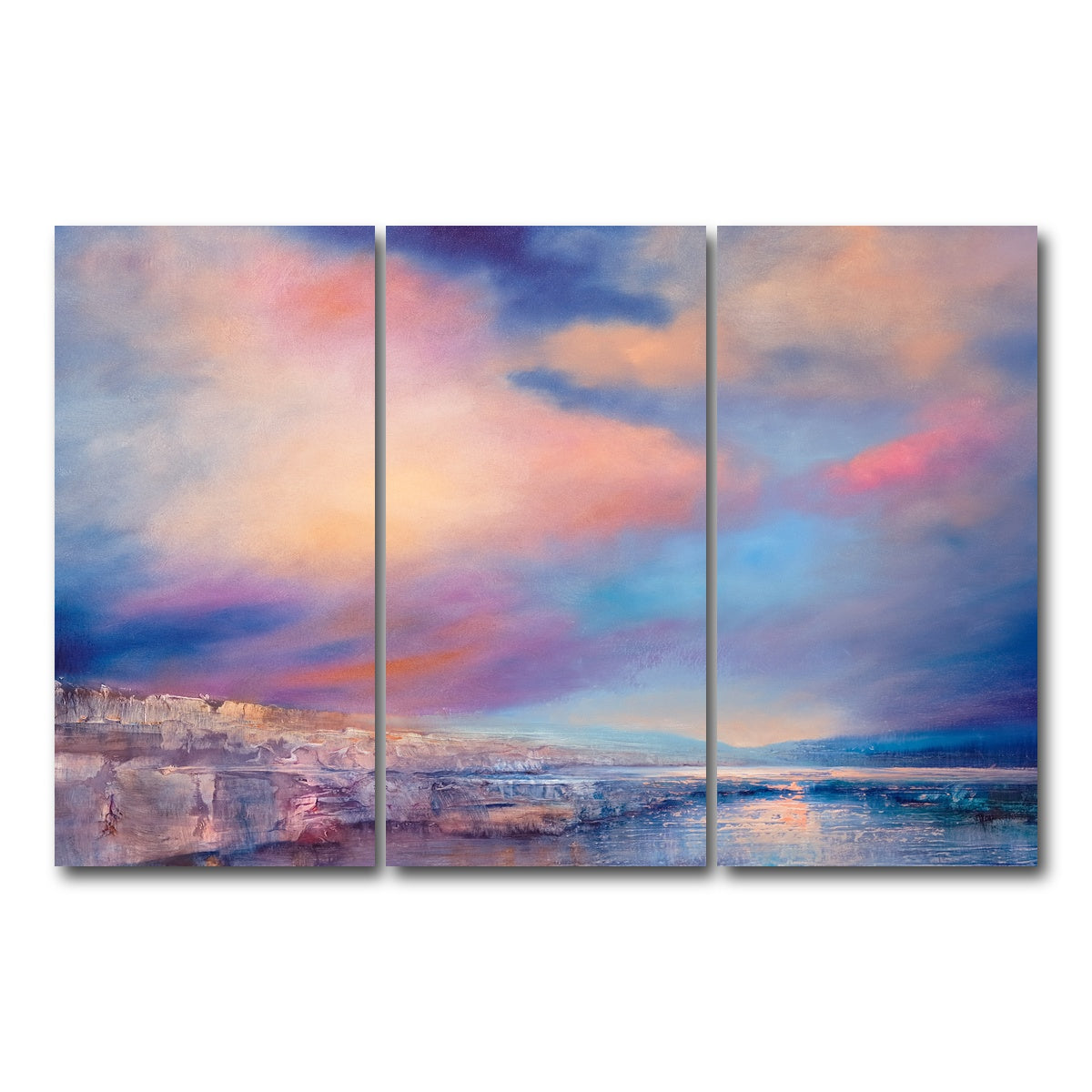 AUTO-MOCKUP WHITE | sanfte stille | 3 Piece | Gallery Wrap Canvas | group=12x24