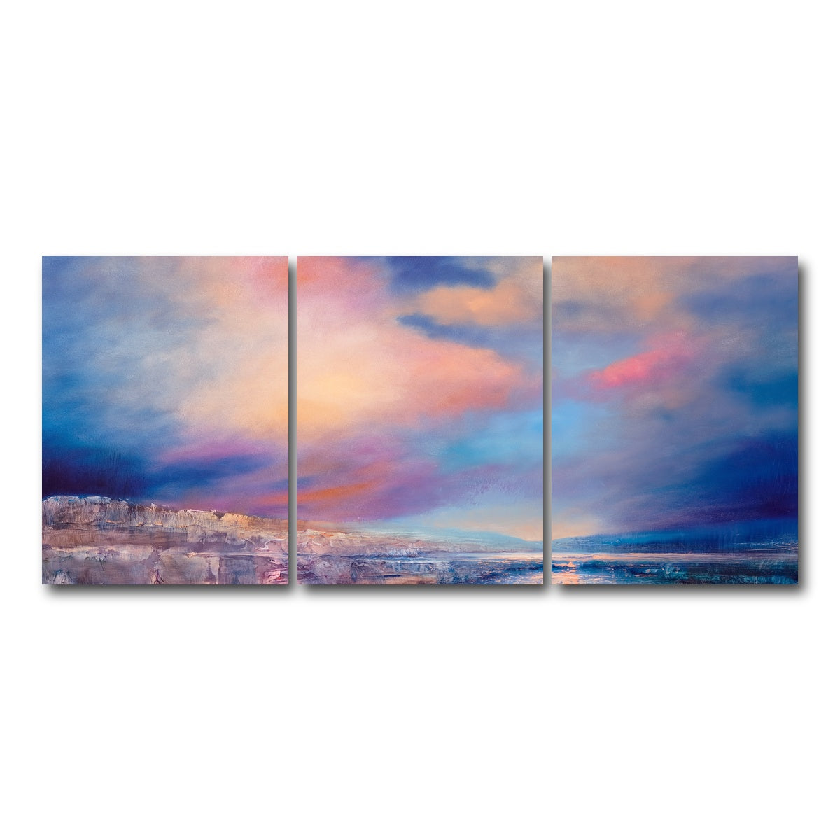 AUTO-MOCKUP WHITE | sanfte stille | 3 Piece | Gallery Wrap Canvas | group=18x24