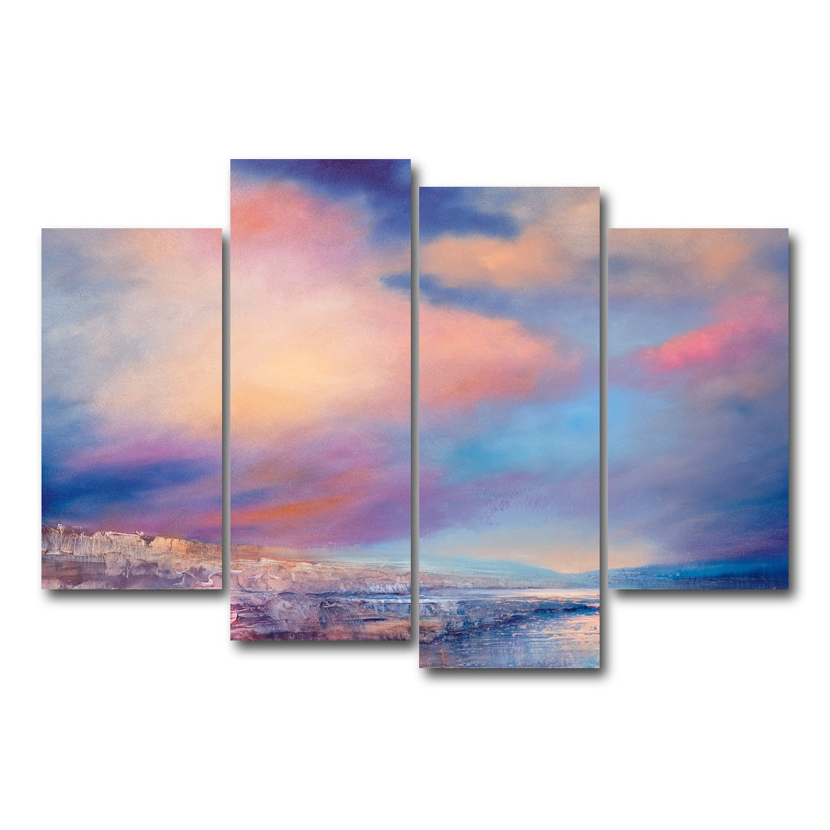 AUTO-MOCKUP WHITE | sanfte stille | 4 Piece | Gallery Wrap Canvas | group=4_short