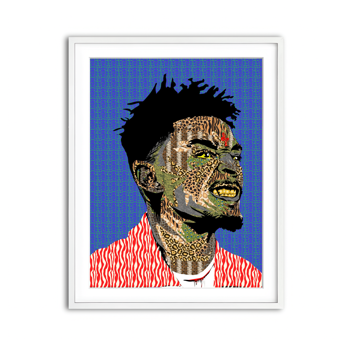 Framed Print 3x4 White