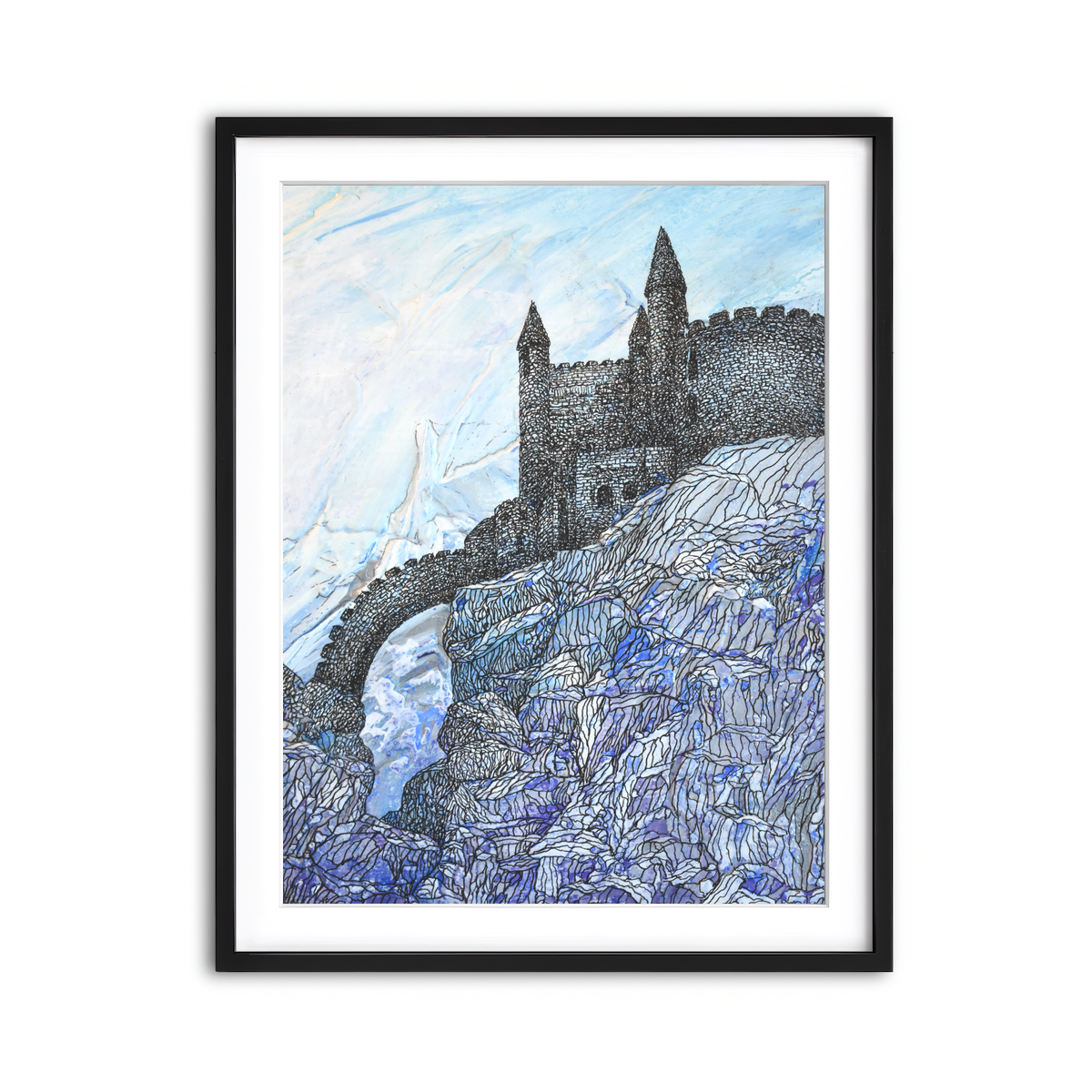 Framed Print 3x4 Black