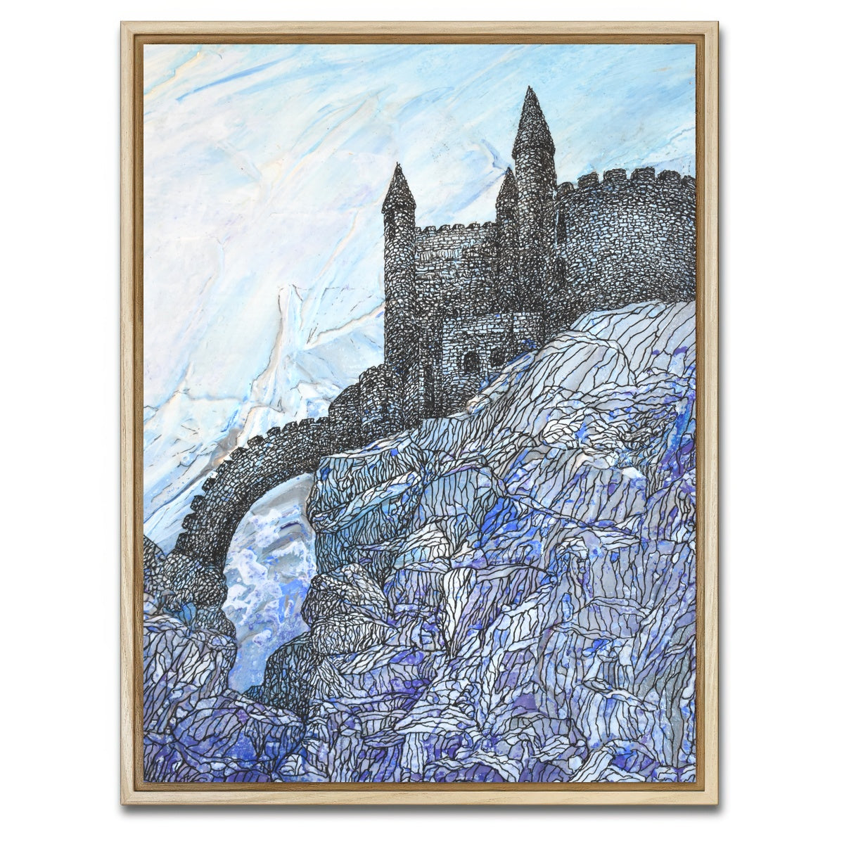 AUTO-MOCKUP WHITE | save the princess | 1 Piece | Natural Framed Canvas | group=3x4