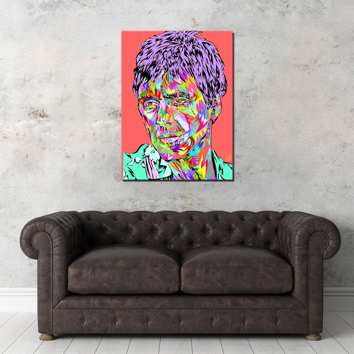 Scarface Color Wall Art