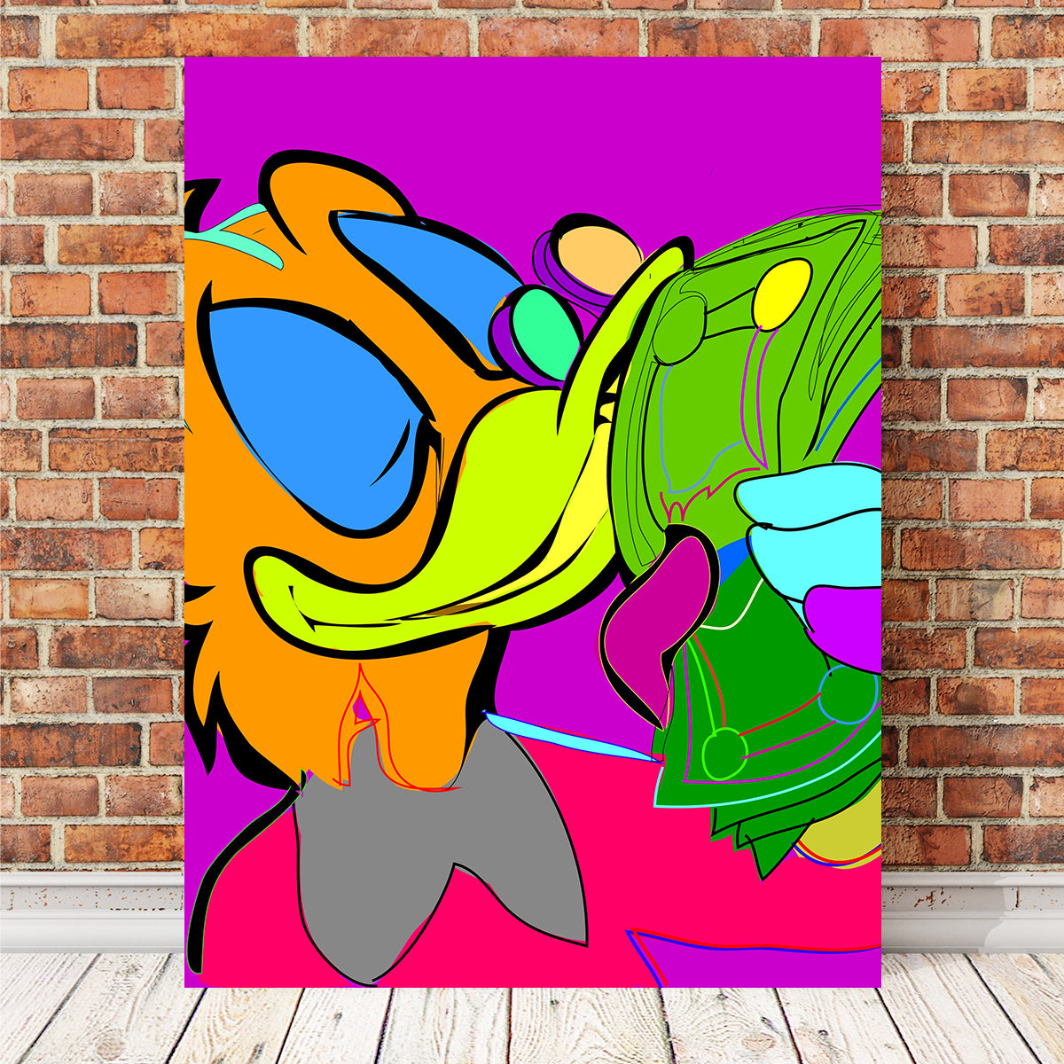 Scrooge McDuck Wall Art