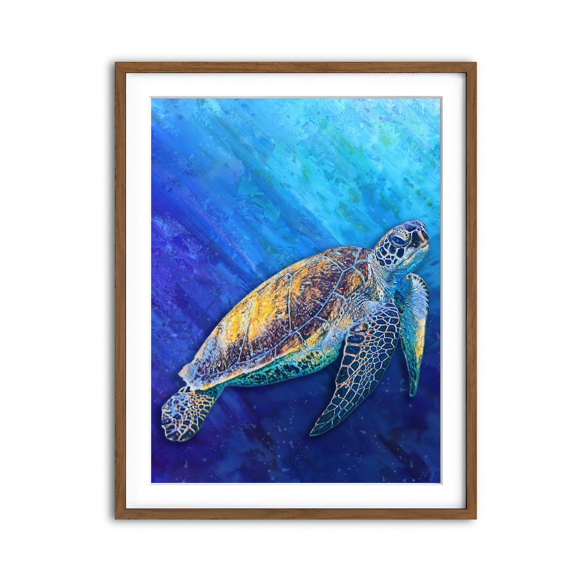 Framed Print 3x4 Walnut