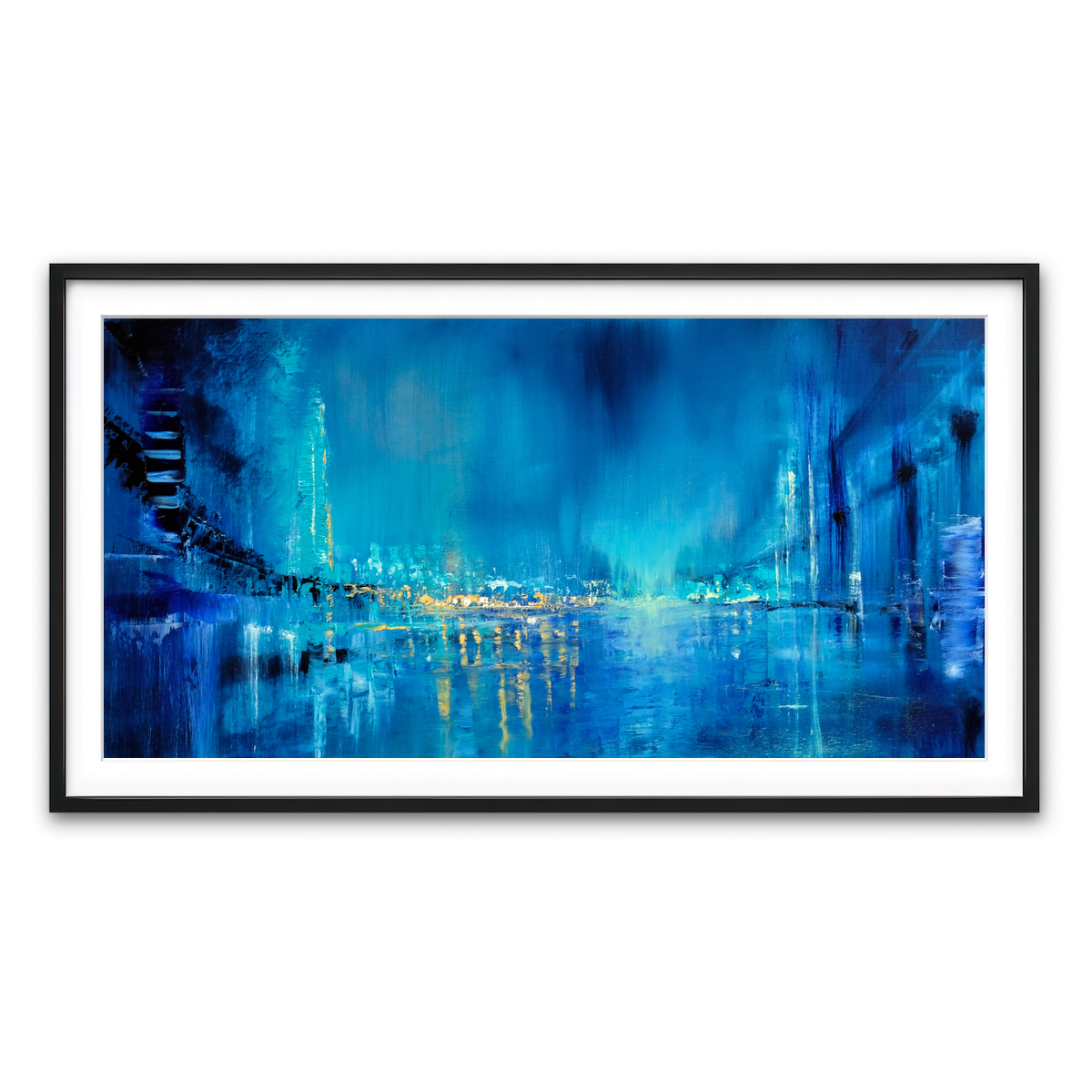 Framed Print 2x1 Black