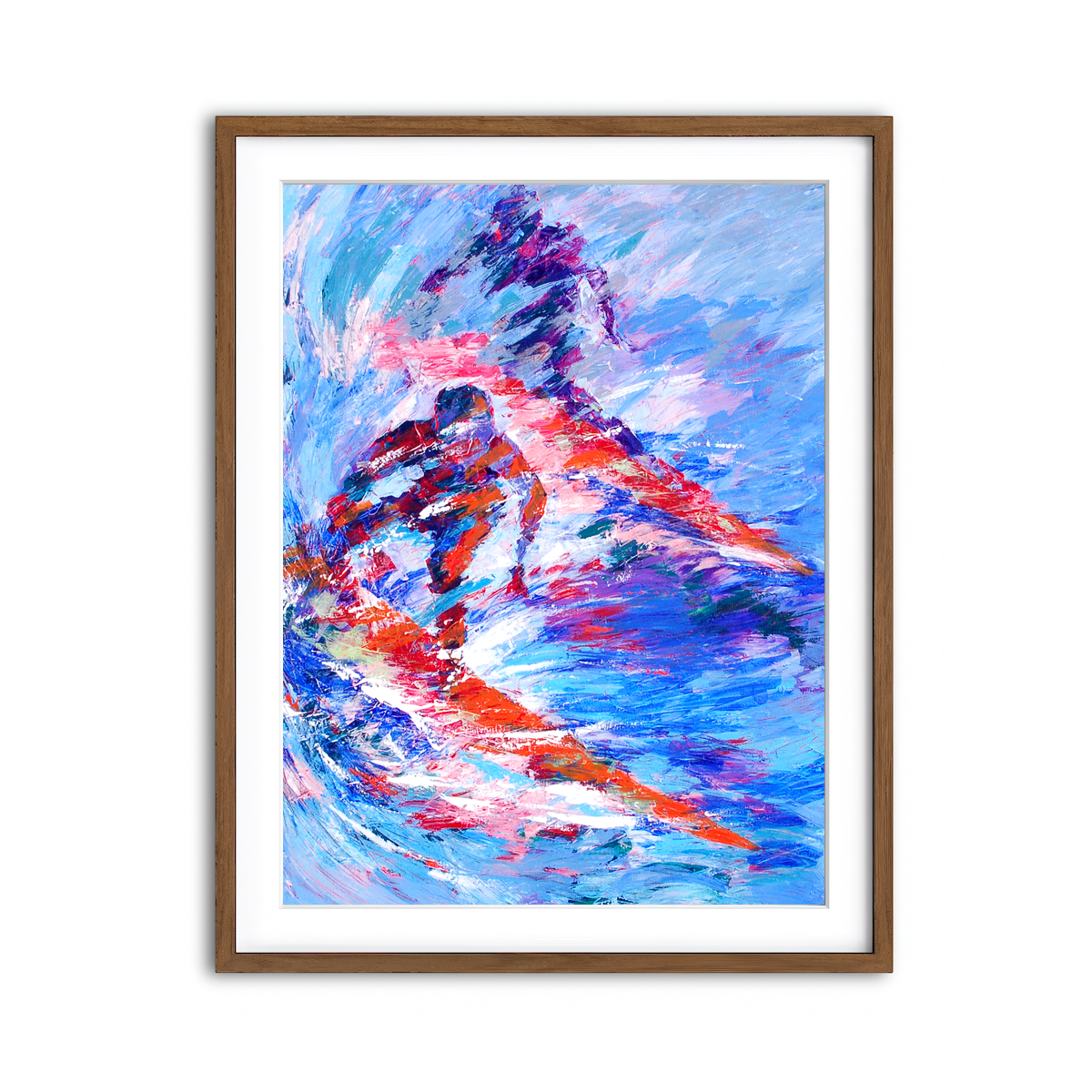 Framed Print 3x4 Walnut