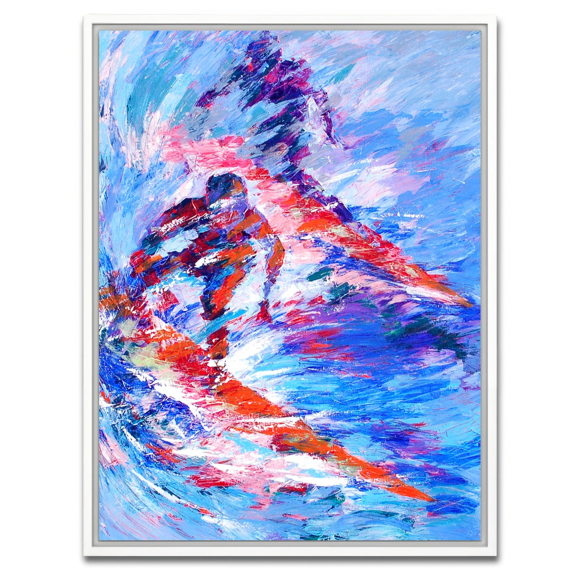 AUTO-MOCKUP WHITE | shadow surfer | 1 Piece | White Framed Canvas | group=3x4