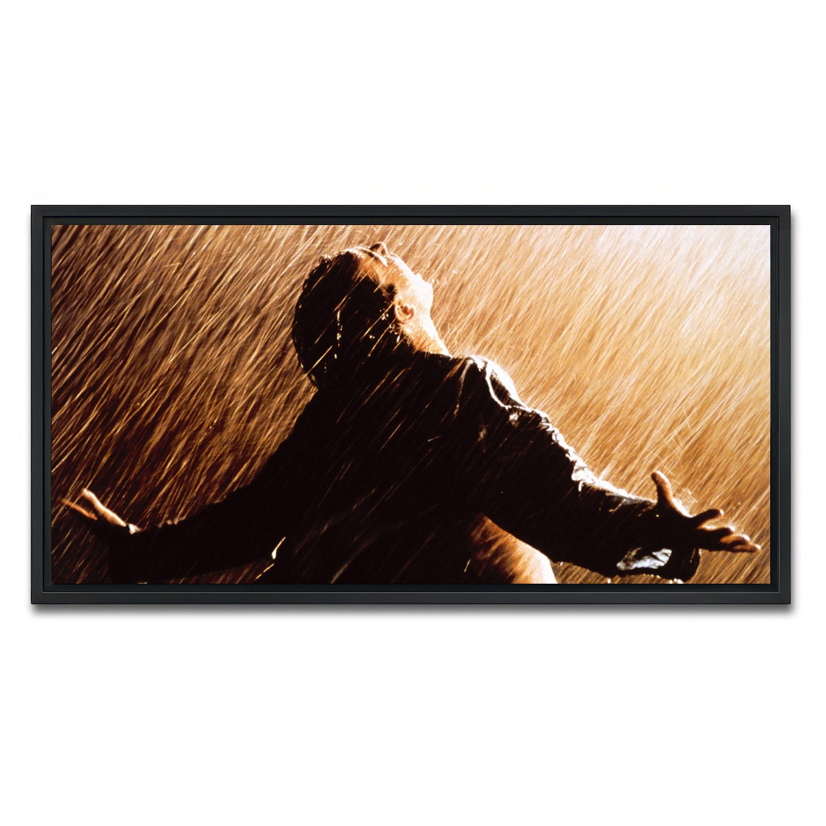 AUTO-MOCKUP WHITE | shawshank redemption | 1 Piece | Black Framed Canvas | group=2x1