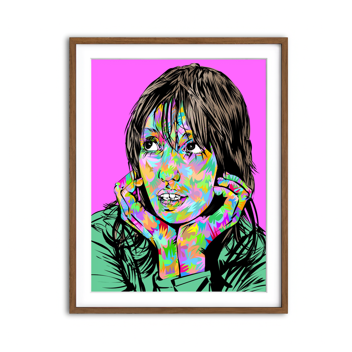 Framed Print 3x4 Walnut