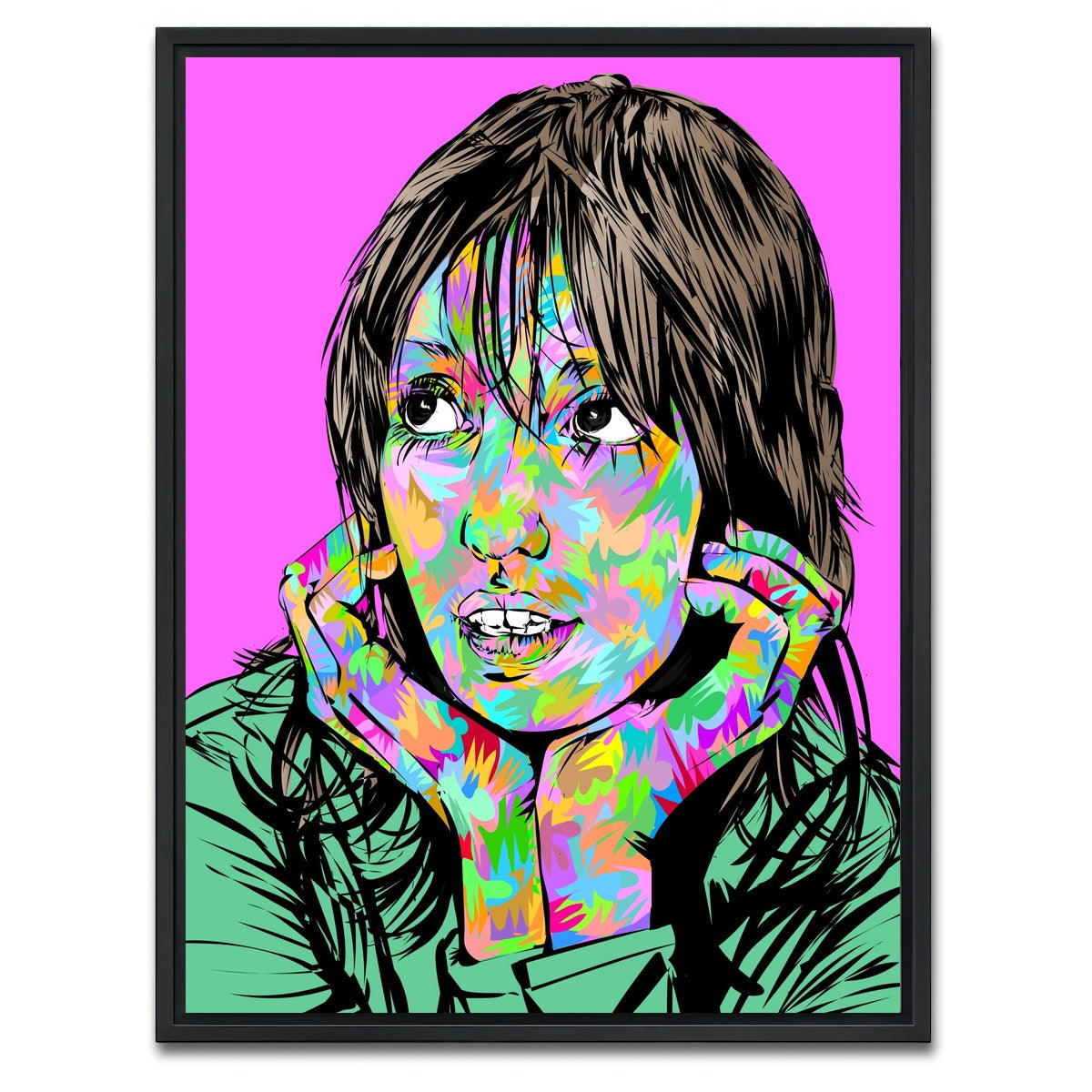 AUTO-MOCKUP WHITE | shelley duvall | 1 Piece | Black Framed Canvas | group=3x4