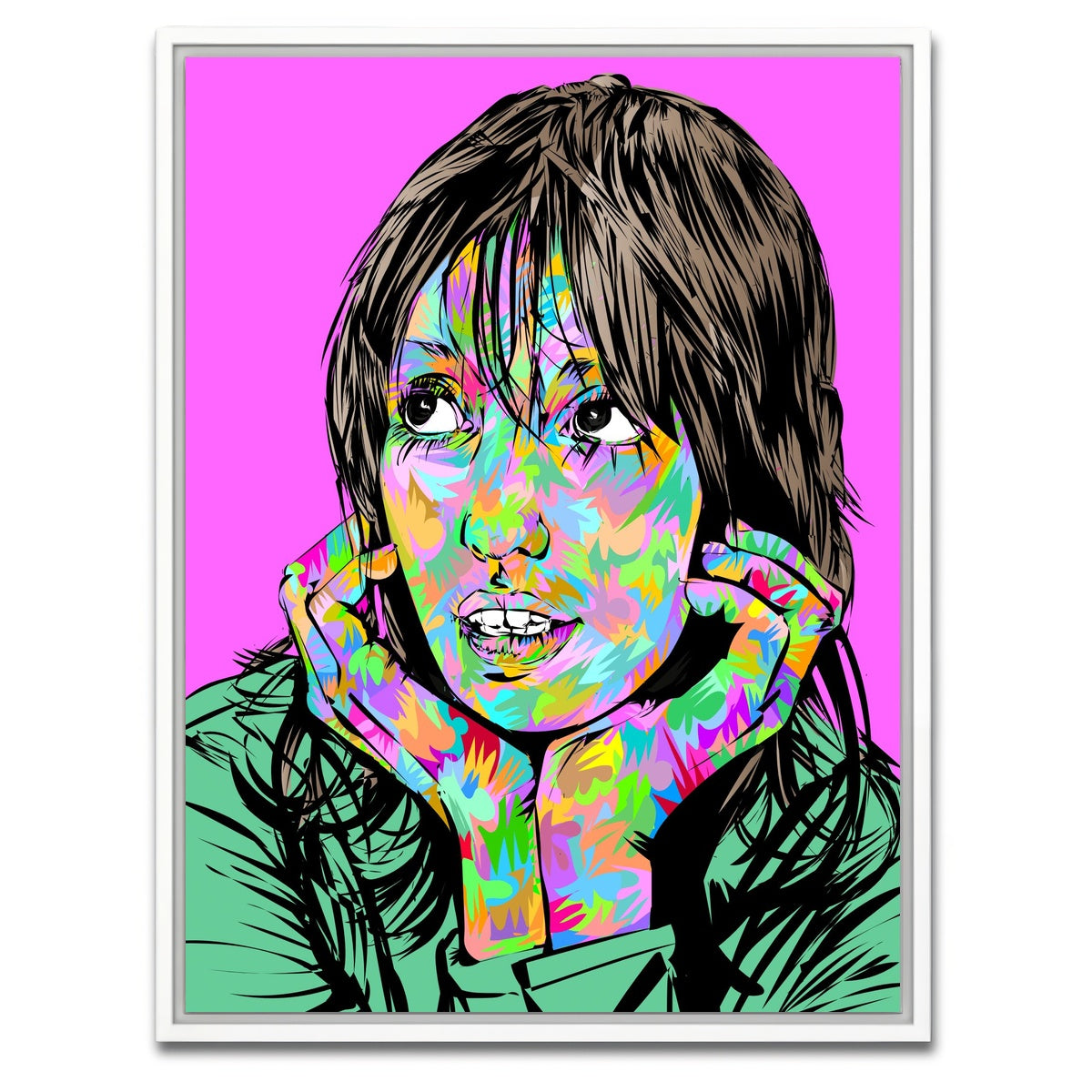 AUTO-MOCKUP WHITE | shelley duvall | 1 Piece | White Framed Canvas | group=3x4