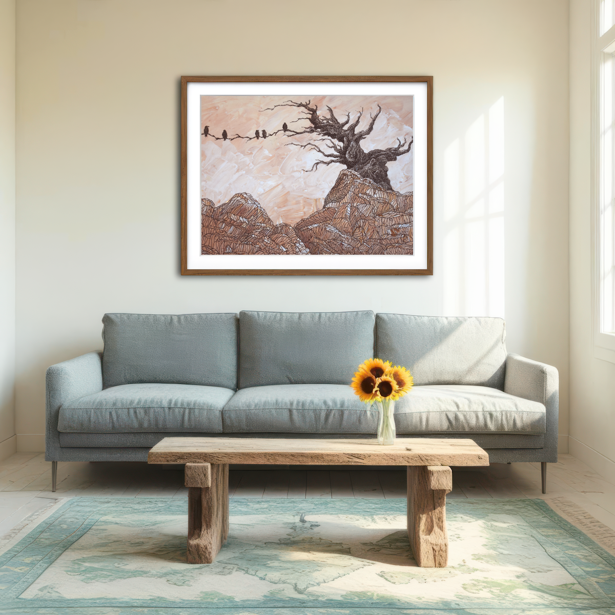 AUTO-MOCKUP ROOM | Silence Of The Ravens Wall Art